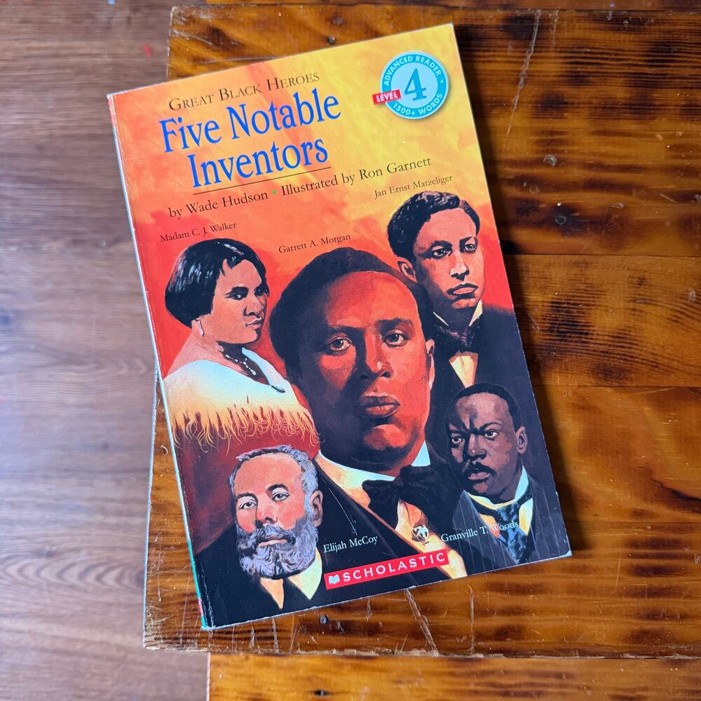 Y2K Scholastic Great Black Heroes Five Notable Inventors Paperback Book